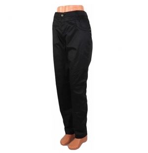 Еластичен панталон тип дънки с мокър ефект