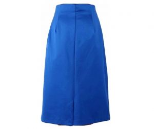 Синя еластична пола на ластик Lane Bryant