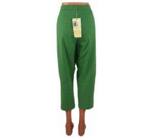 XXL Трикотажен зелен памучен панталон на ластик ( с етикет)