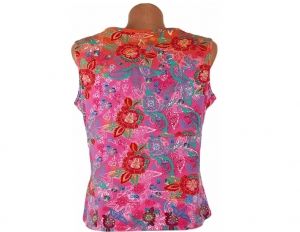 XL Цветна памучна трикотажна блуза