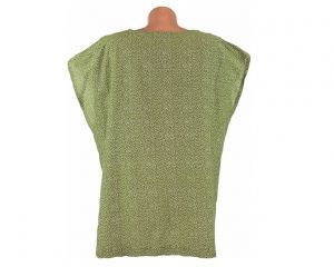 Зелена памучна блуза
