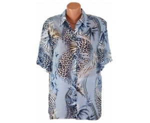 XL Цветна блуза от вискоза