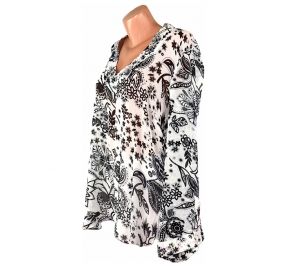 XL Красива шифонова блуза с пайети (с етикет)