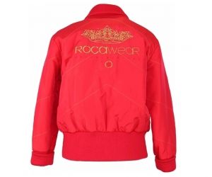Червено яке с бродерии Rocco wear