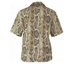 Риза тип сако със змийска рисунка