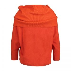 Пуловер в керемиденочервено