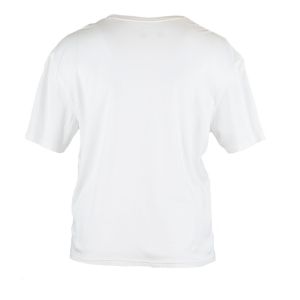 Бяла памучна тениска