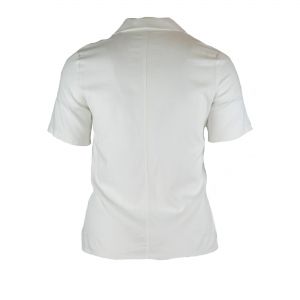 Бяла лятна ленена риза