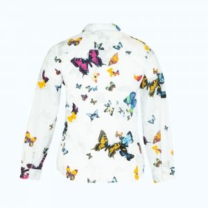 Памучна риза с пеперуди FER