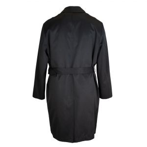 Черен марков шлифер с вълнена подплата KENNETH COLE